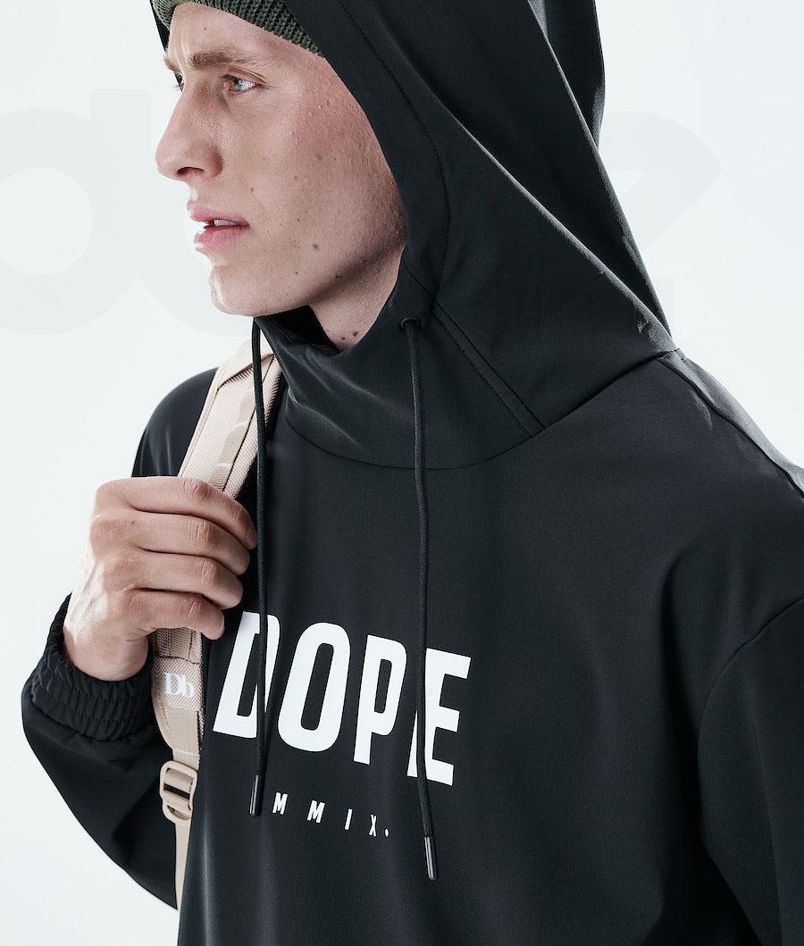 Black Men's Dope Flight Hoodies | NZ_D1260