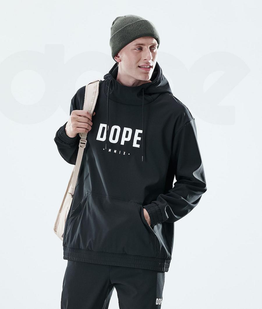 Black Men\'s Dope Flight Hoodies | NZ_D1260