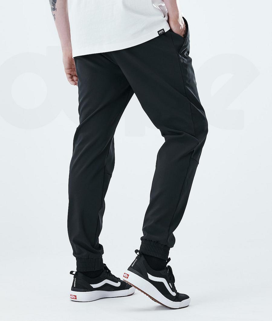 Black Men's Dope Flight Outdoor Pants | NZ_D1768