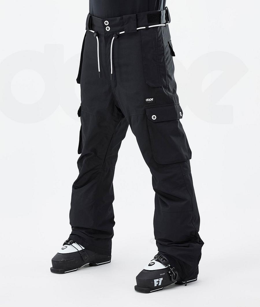 Black Men\'s Dope Iconic Ski Pants | NZ_D2189