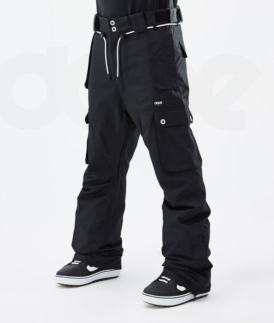 Black Men\'s Dope Iconic Snowboard Pants | NZ_D1465