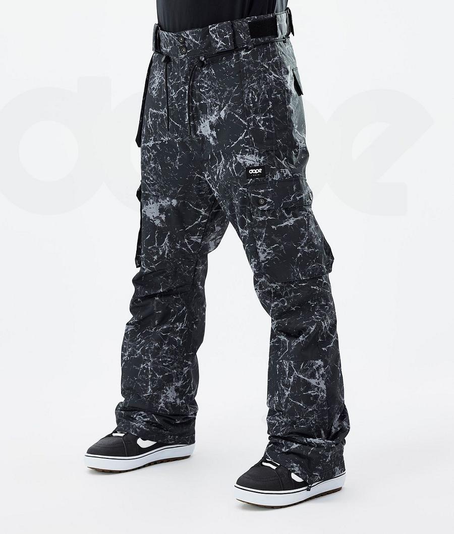 Black Men\'s Dope Iconic Snowboard Pants | NZ_D2485