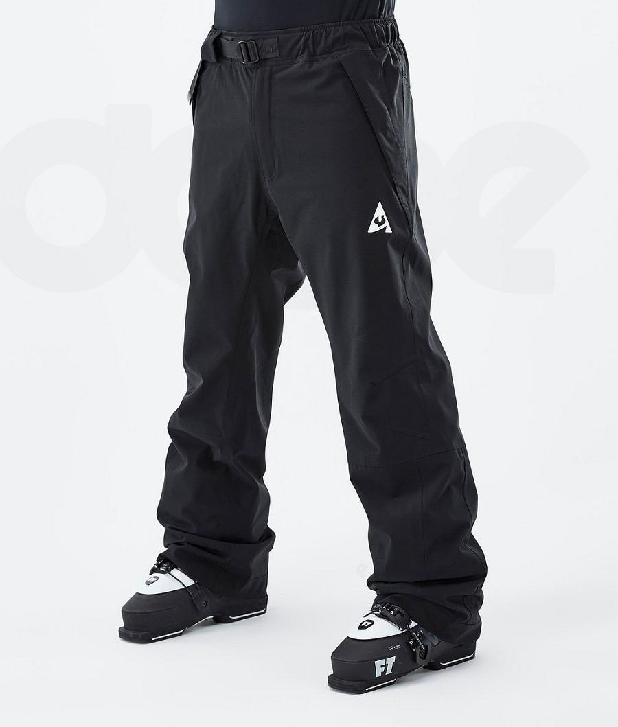 Black Men\'s Dope JT Blizzard Ski Pants | NZ_D2388