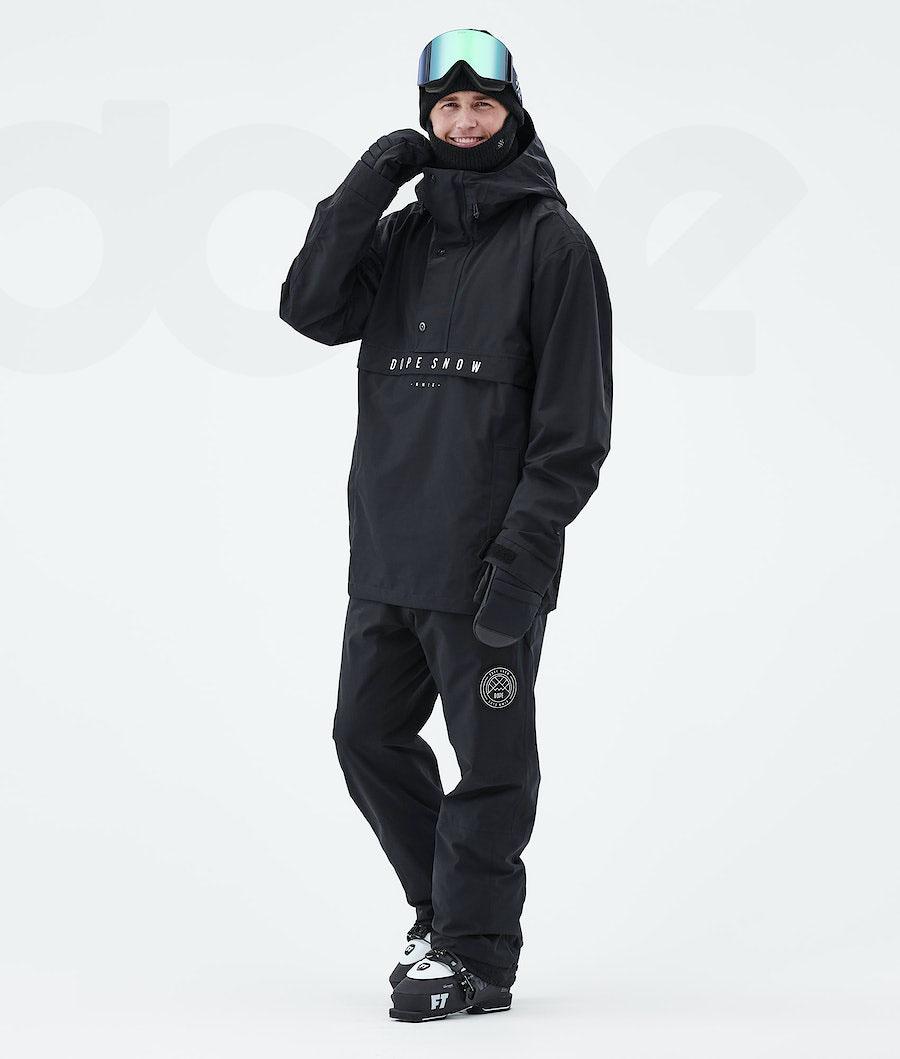 Black Men's Dope Legacy 2021 Ski Jackets | NZ_D2509