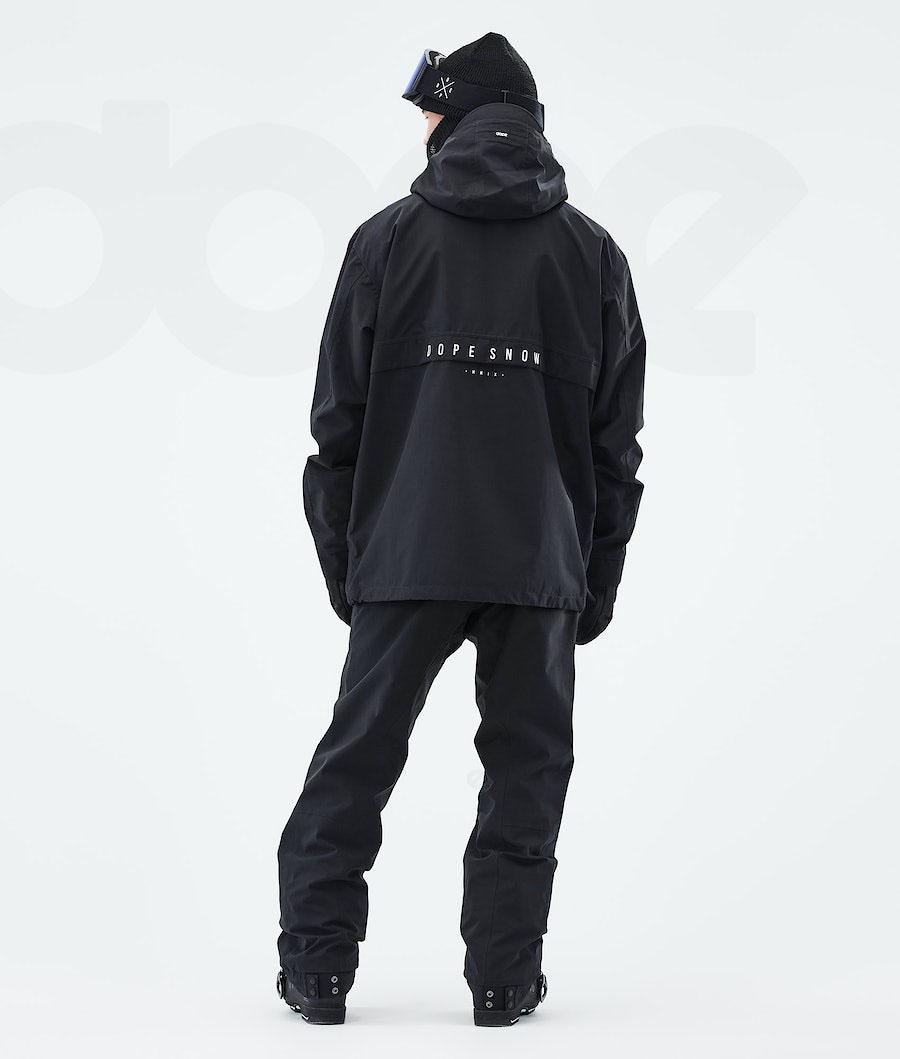 Black Men's Dope Legacy 2021 Ski Jackets | NZ_D2509
