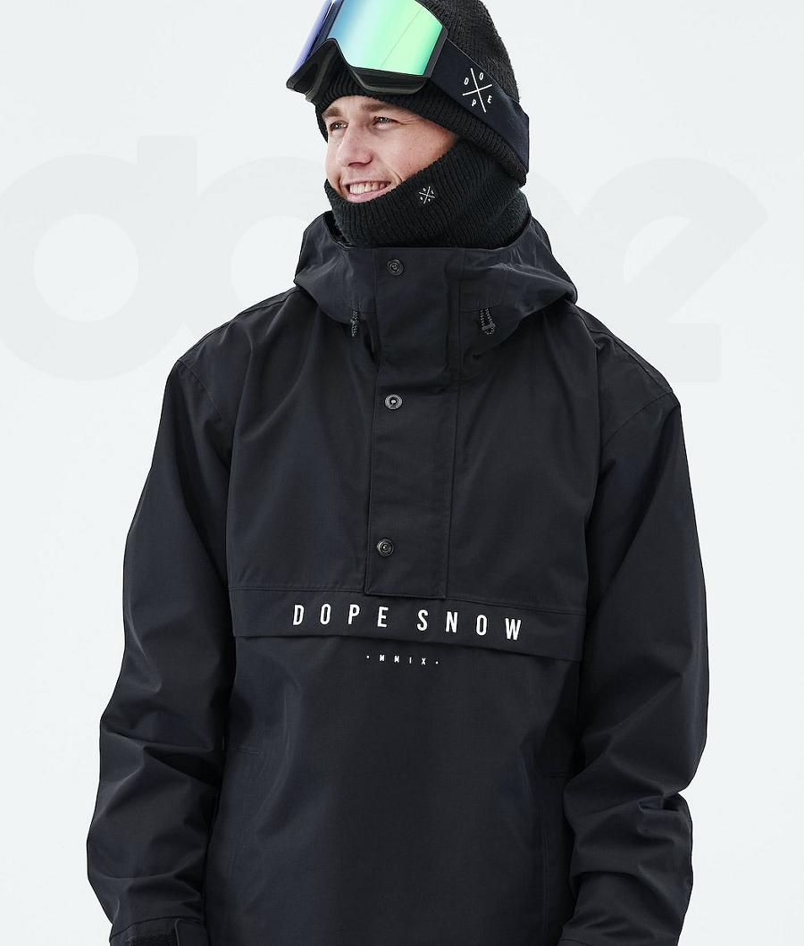 Black Men's Dope Legacy 2021 Snowboard Jackets | NZ_D1355