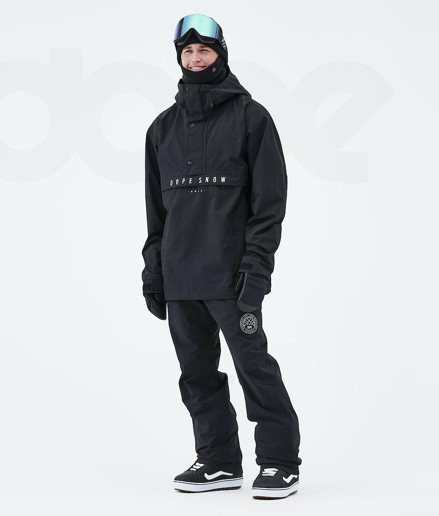 Black Men's Dope Legacy 2021 Snowboard Jackets | NZ_D1355