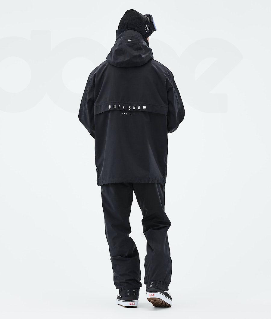 Black Men's Dope Legacy 2021 Snowboard Jackets | NZ_D1355
