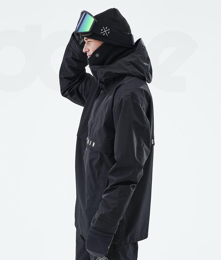 Black Men's Dope Legacy 2021 Snowboard Jackets | NZ_D1355