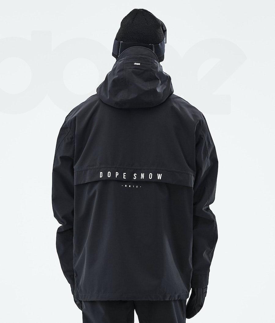 Black Men's Dope Legacy 2021 Snowboard Jackets | NZ_D1355