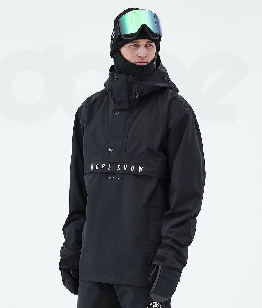 Black Men\'s Dope Legacy 2021 Snowboard Jackets | NZ_D1355