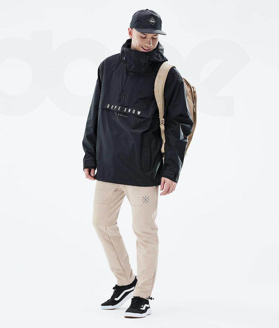 Black Men's Dope Legacy Light Outdoor Jackets | NZ_D1722