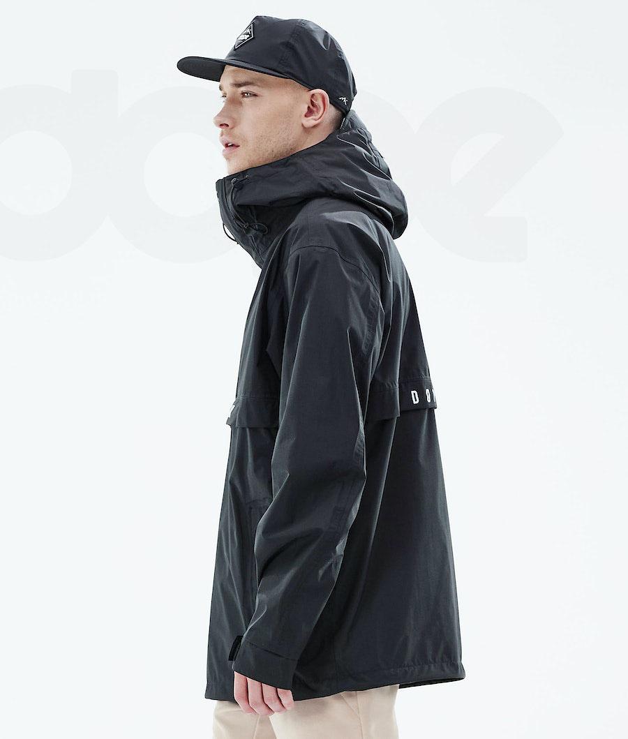 Black Men's Dope Legacy Light Outdoor Jackets | NZ_D1722
