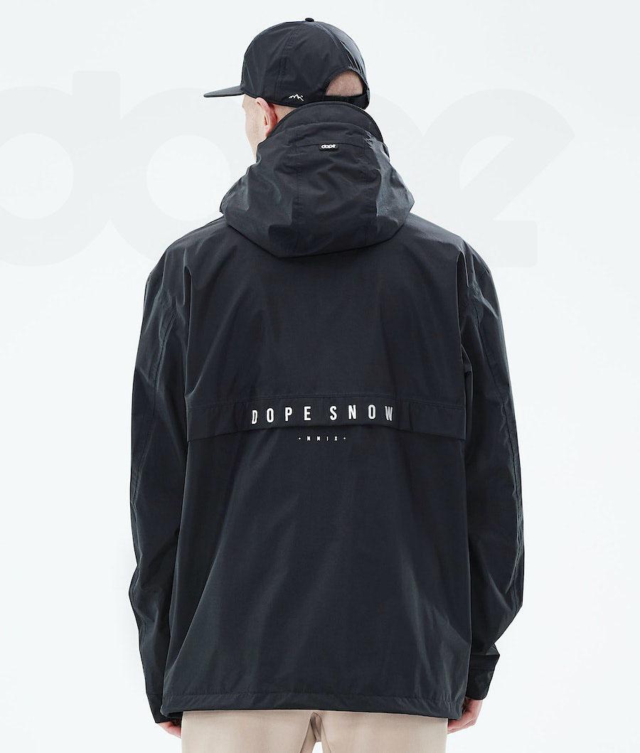 Black Men's Dope Legacy Light Outdoor Jackets | NZ_D1722