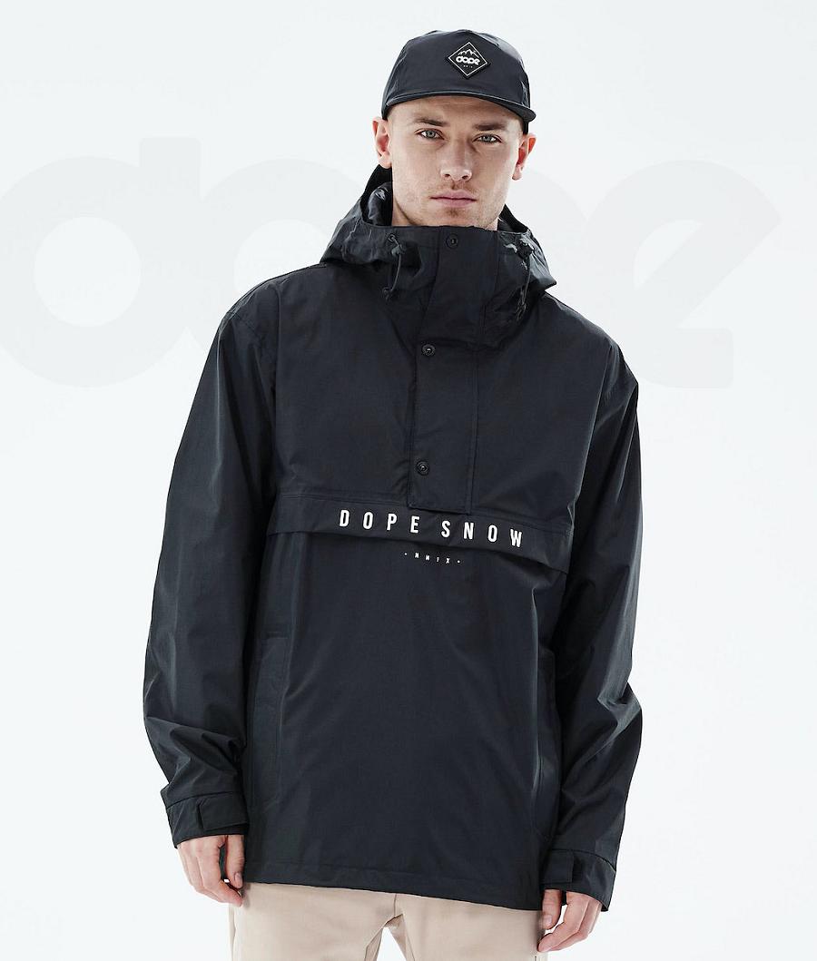 Black Men\'s Dope Legacy Light Outdoor Jackets | NZ_D1722