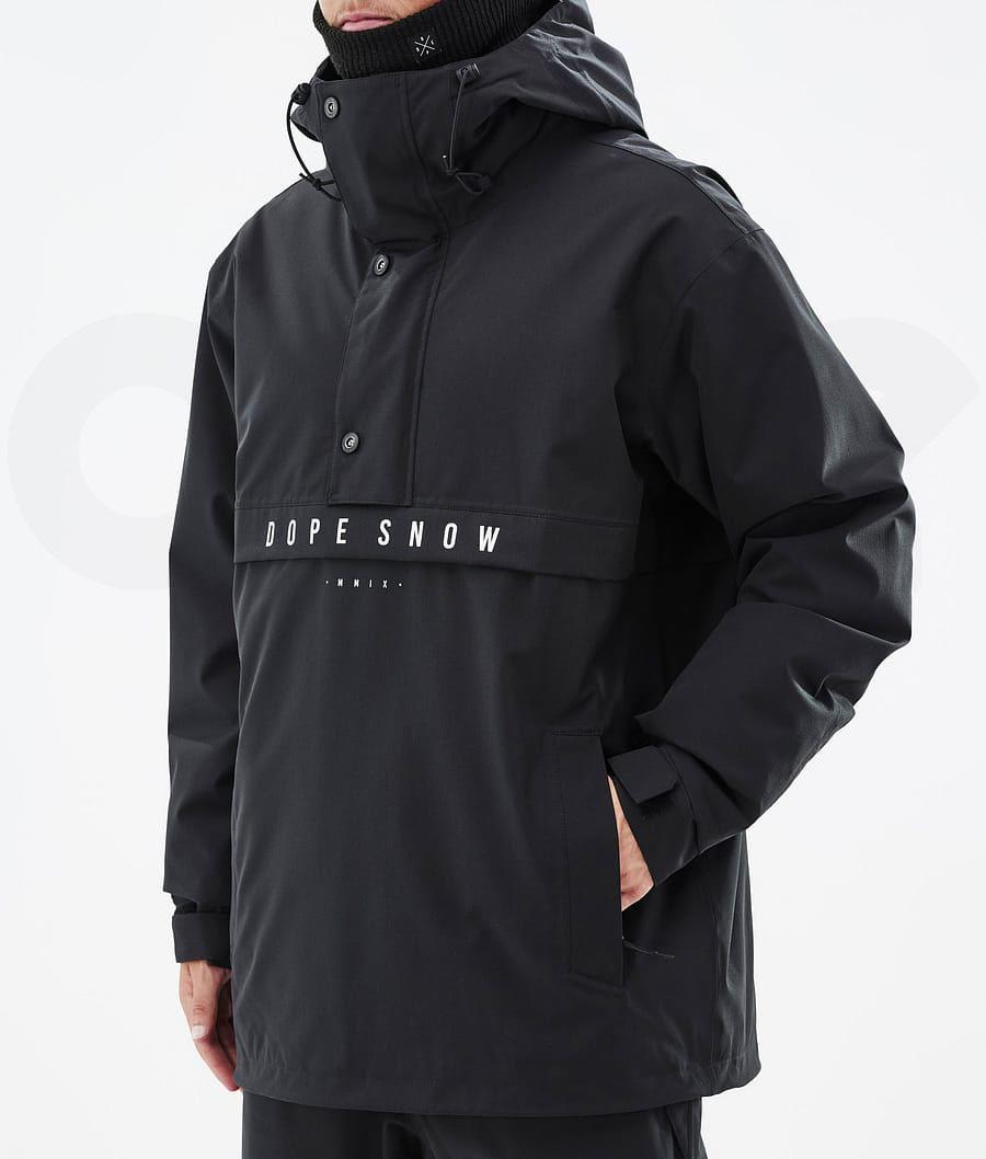 Black Men's Dope Legacy Ski Jackets | NZ_D1131
