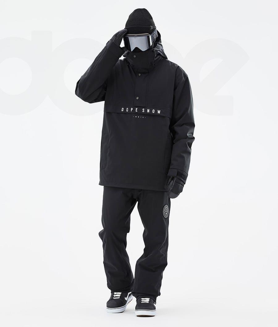 Black Men's Dope Legacy Snowboard Jackets | NZ_D1988