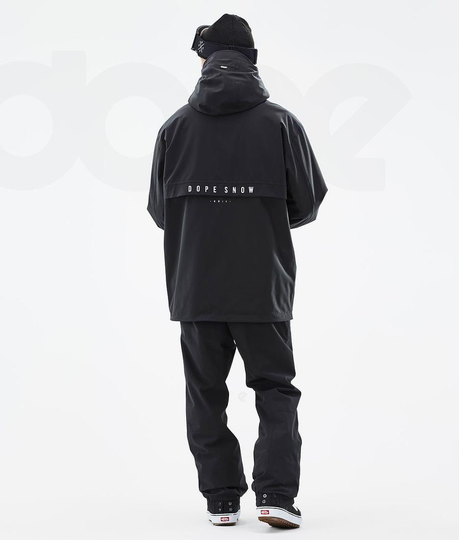 Black Men's Dope Legacy Snowboard Jackets | NZ_D1988