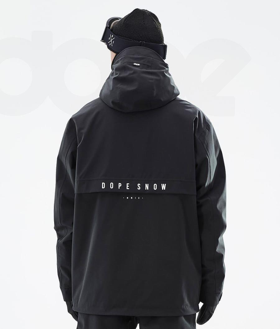 Black Men's Dope Legacy Snowboard Jackets | NZ_D1988