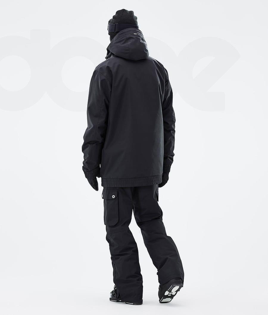 Black Men's Dope Migoo Ski Jackets | NZ_D1725