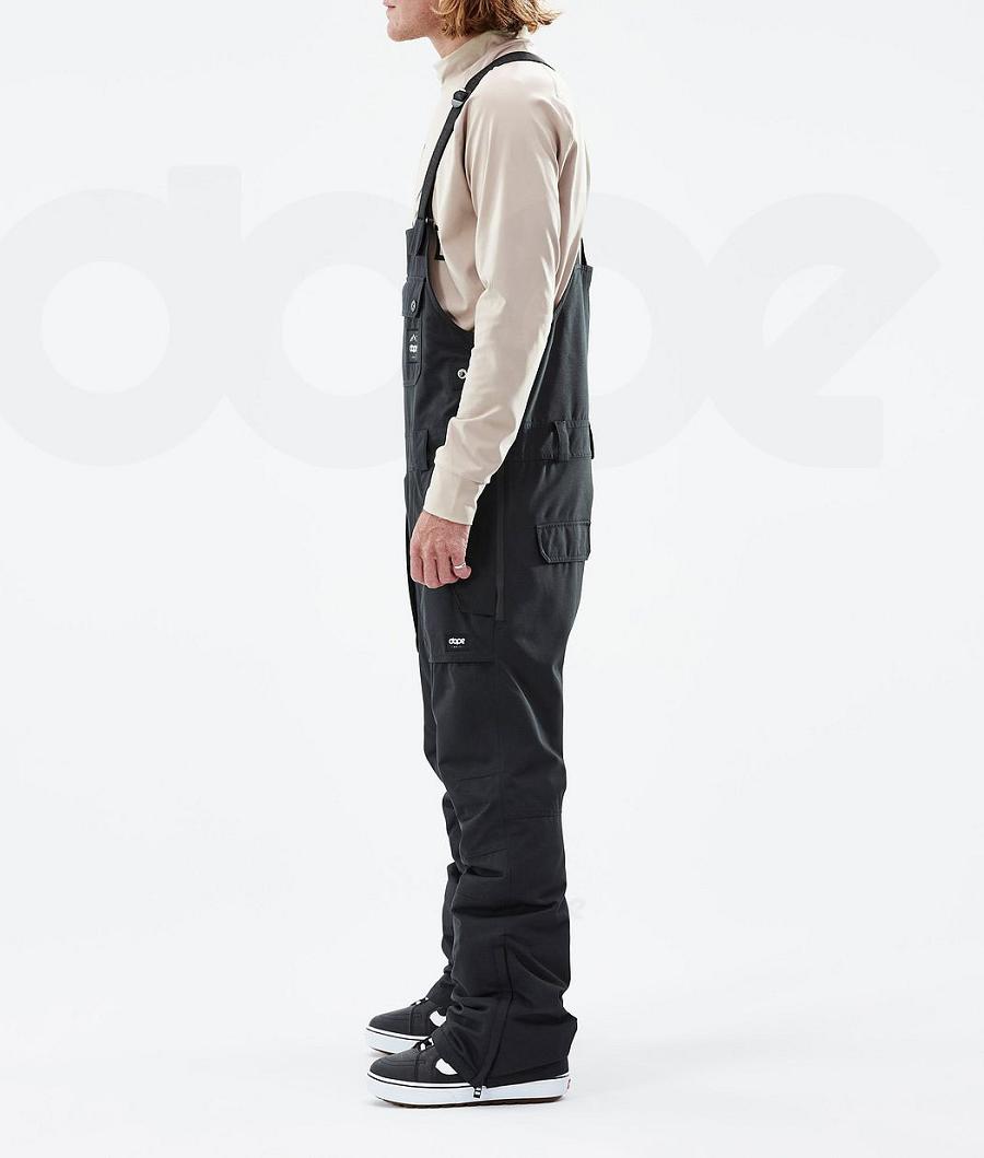 Black Men's Dope Notorious B.I.B Snowboard Pants | NZ_D1113