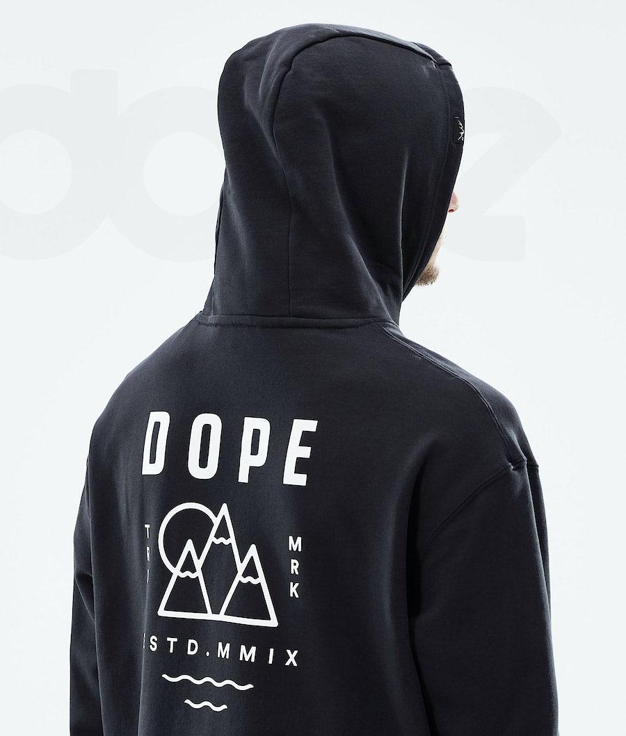 Black Men's Dope Ozed Hoodies | NZ_D2402