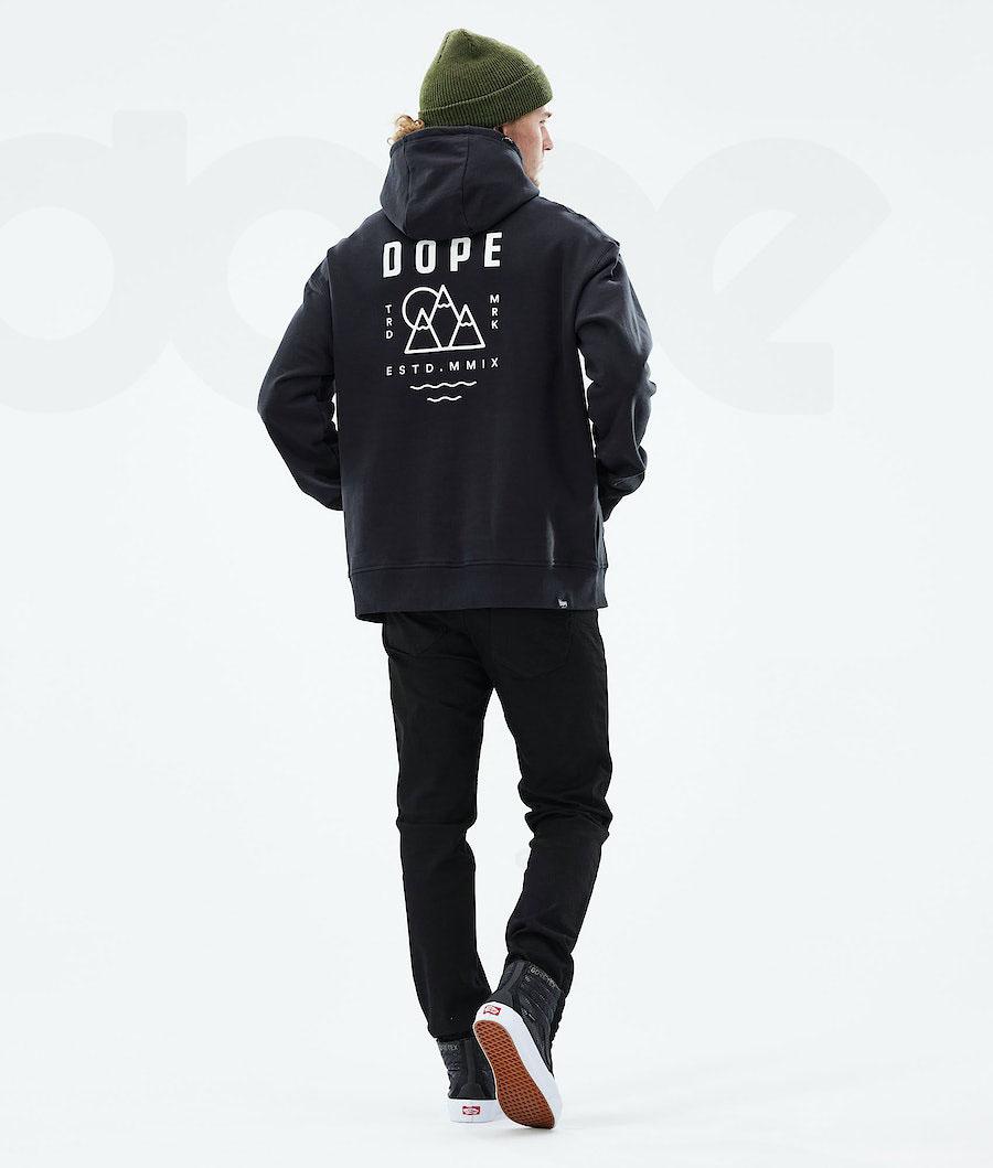 Black Men's Dope Ozed Hoodies | NZ_D2402