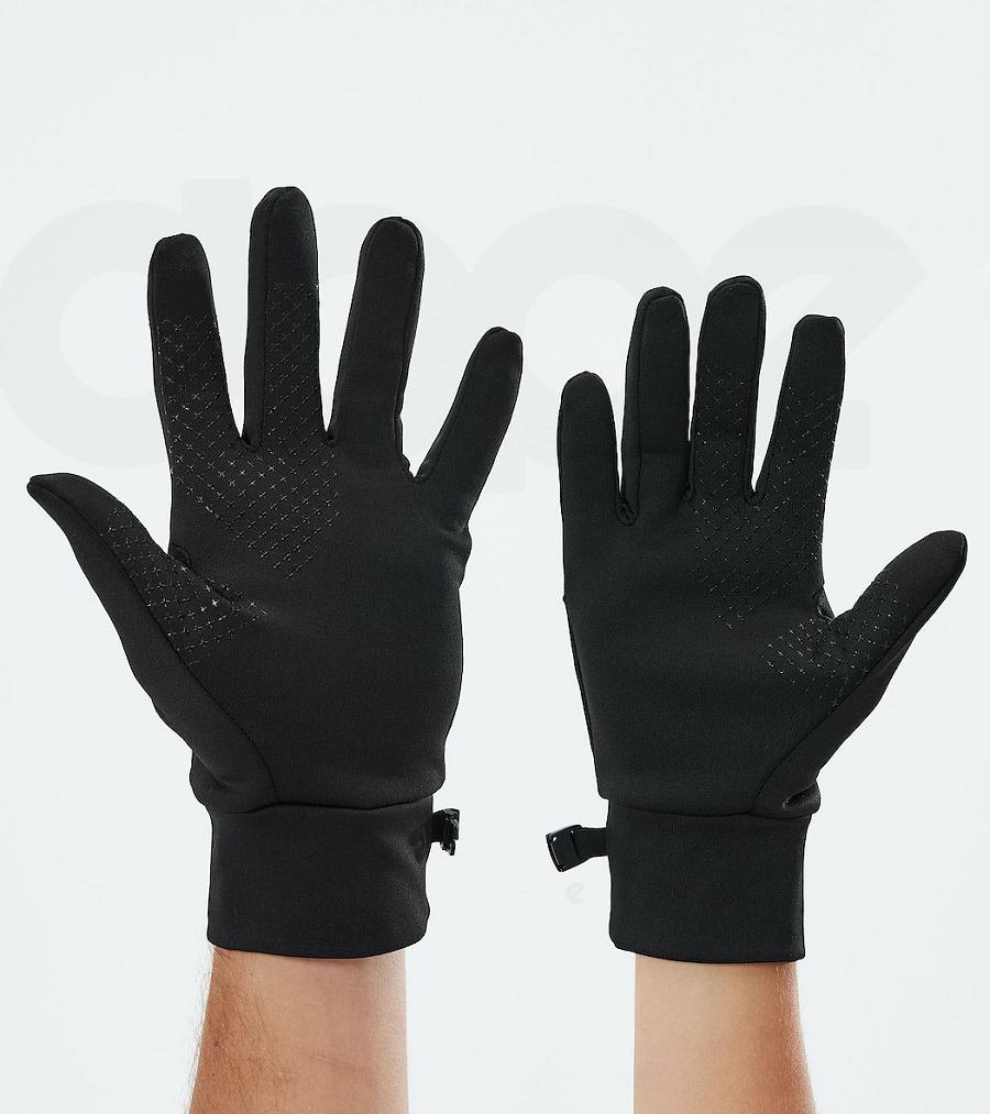Black Men's Dope Power Snowboard Gloves | NZ_D1754
