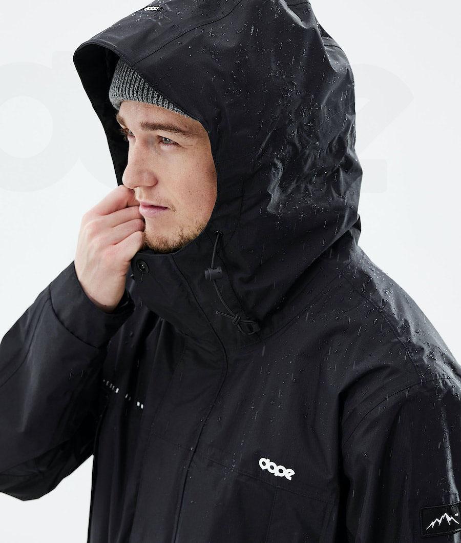 Black Men's Dope Ranger Light Outdoor Jackets | NZ_D1960