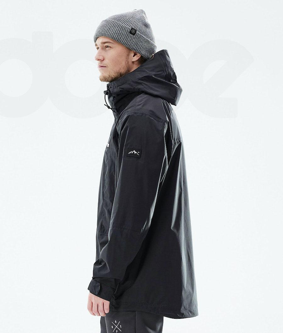 Black Men's Dope Ranger Light Outdoor Jackets | NZ_D1960