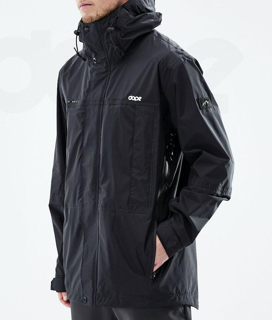 Black Men's Dope Ranger Light Outdoor Jackets | NZ_D1960