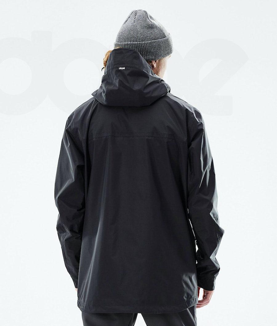 Black Men's Dope Ranger Light Outdoor Jackets | NZ_D1960