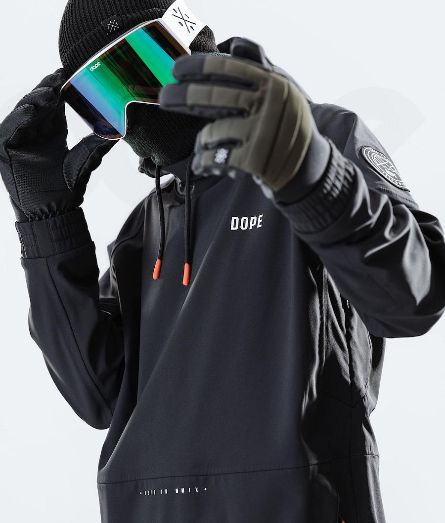 Black Men's Dope Rogue Snowboard Jackets | NZ_D2219