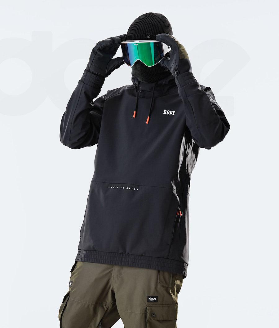 Black Men's Dope Rogue Snowboard Jackets | NZ_D2219