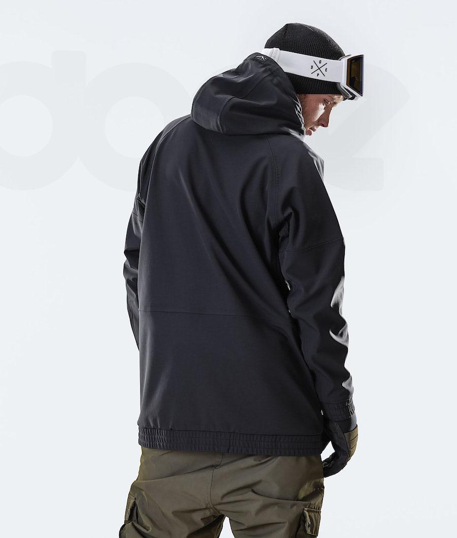 Black Men's Dope Rogue Snowboard Jackets | NZ_D2219