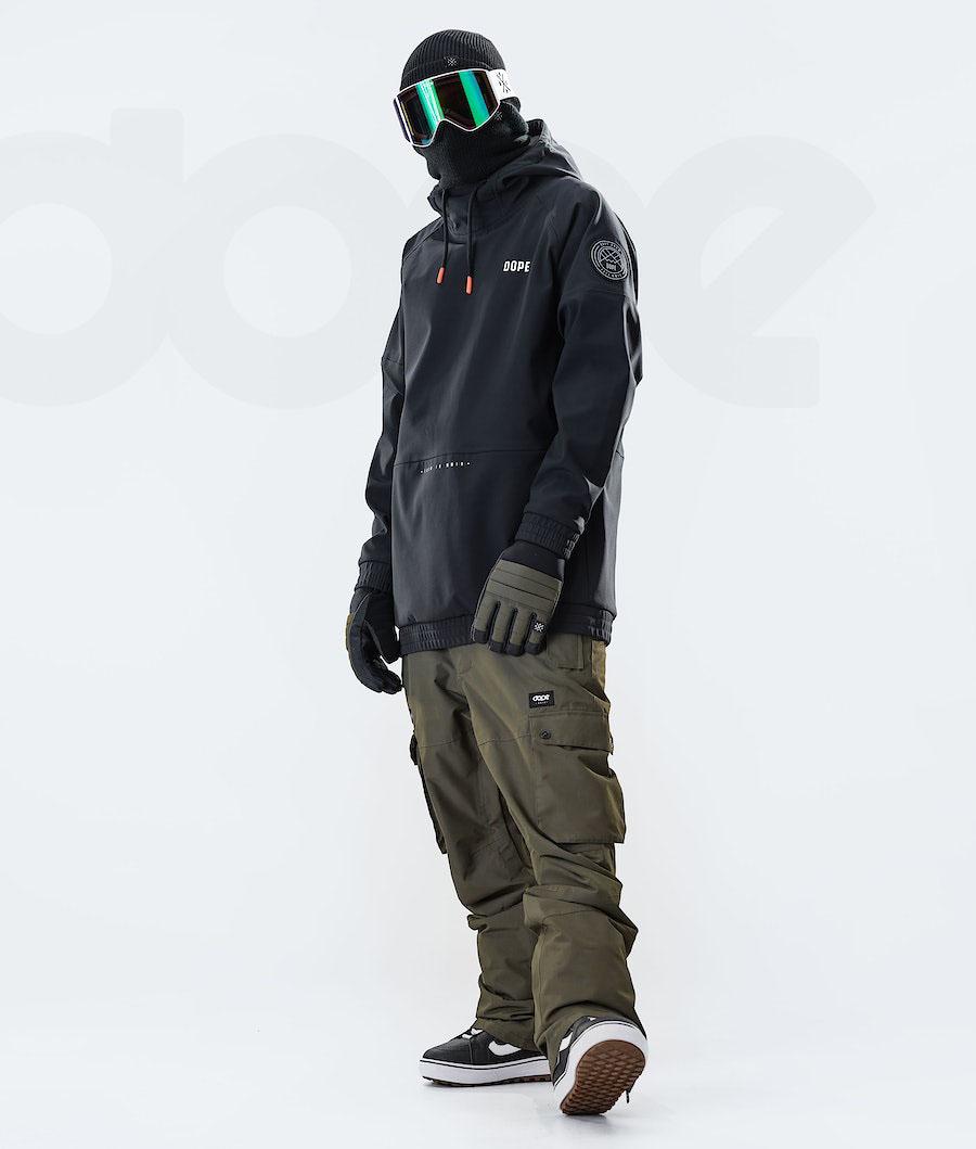 Black Men's Dope Rogue Snowboard Jackets | NZ_D2219