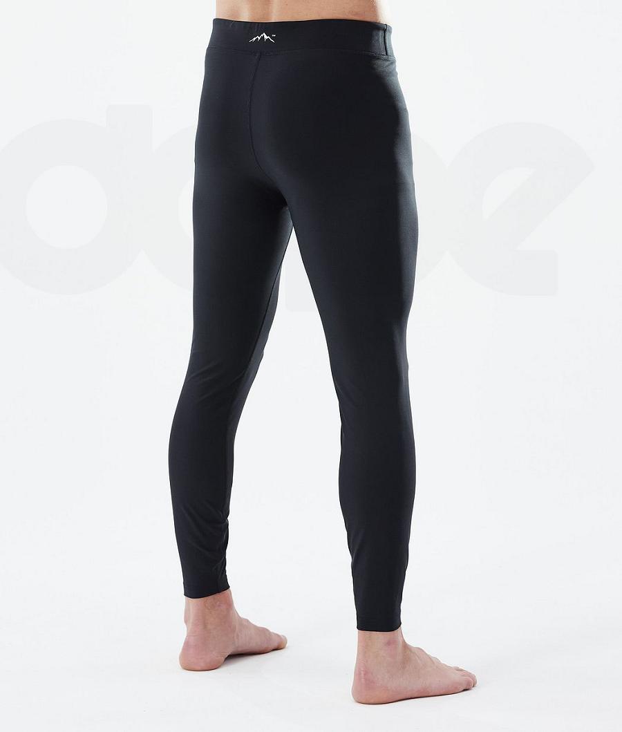 Black Men's Dope Snuggle Base Layer Pants | NZ_D1179