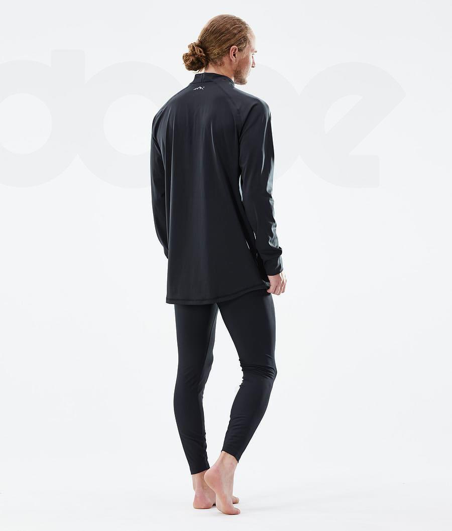 Black Men's Dope Snuggle Base Layer Pants | NZ_D1179