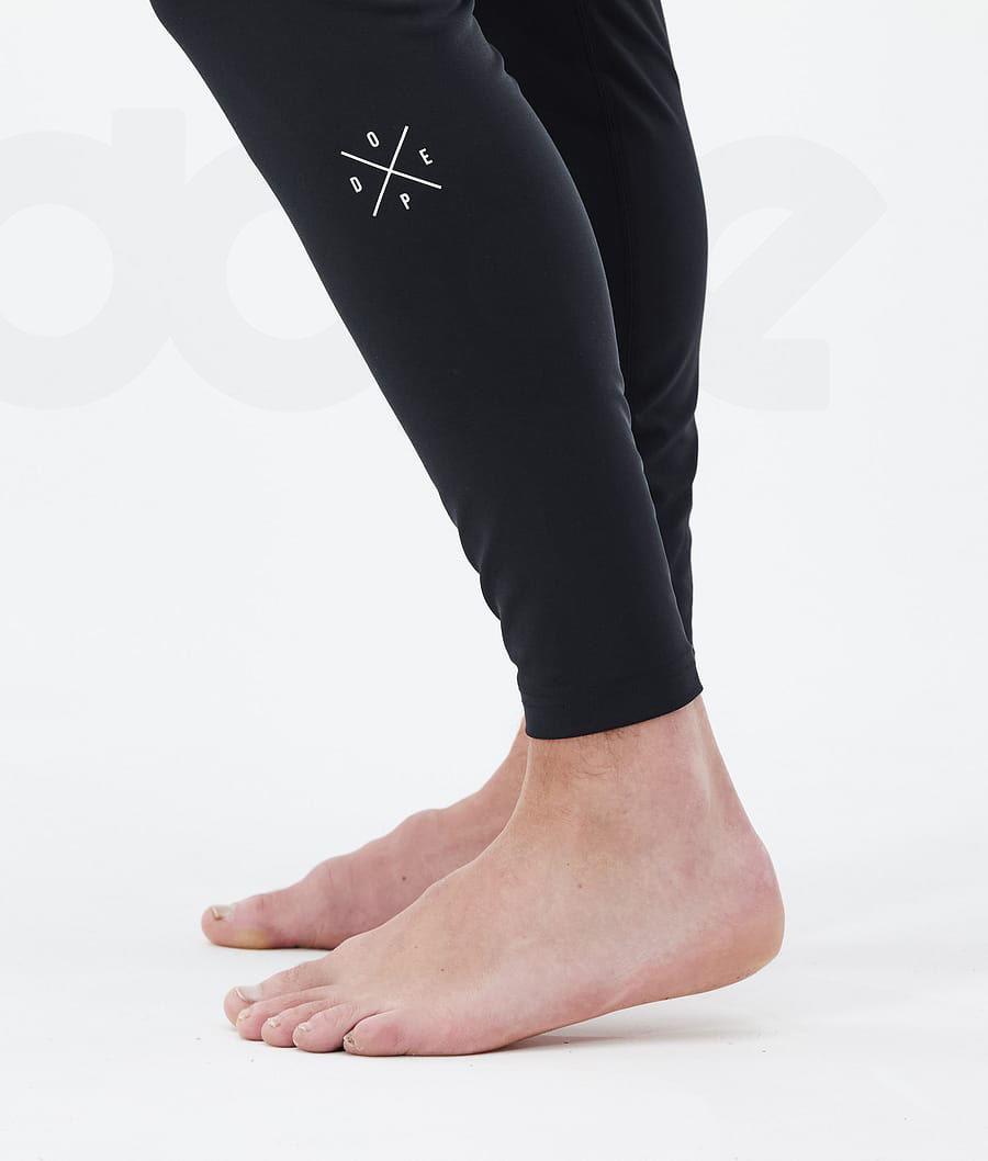 Black Men's Dope Snuggle Base Layer Pants | NZ_D1179