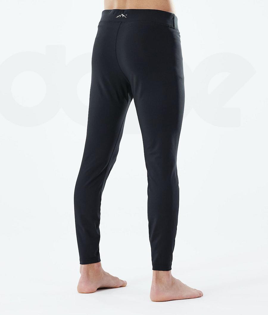Black Men's Dope Snuggle Base Layer Pants | NZ_D1889