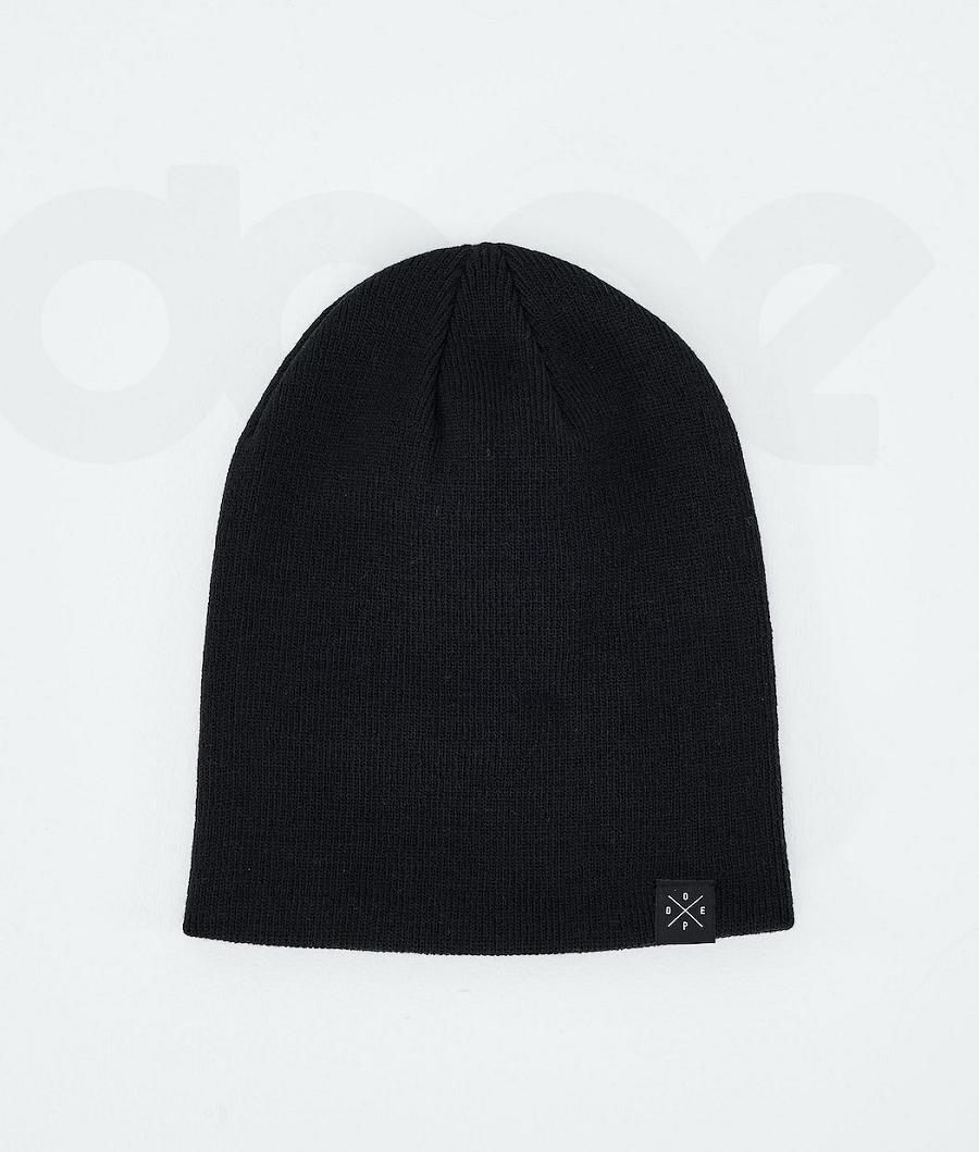 Black Men\'s Dope Solitude Beanies | NZ_D1347