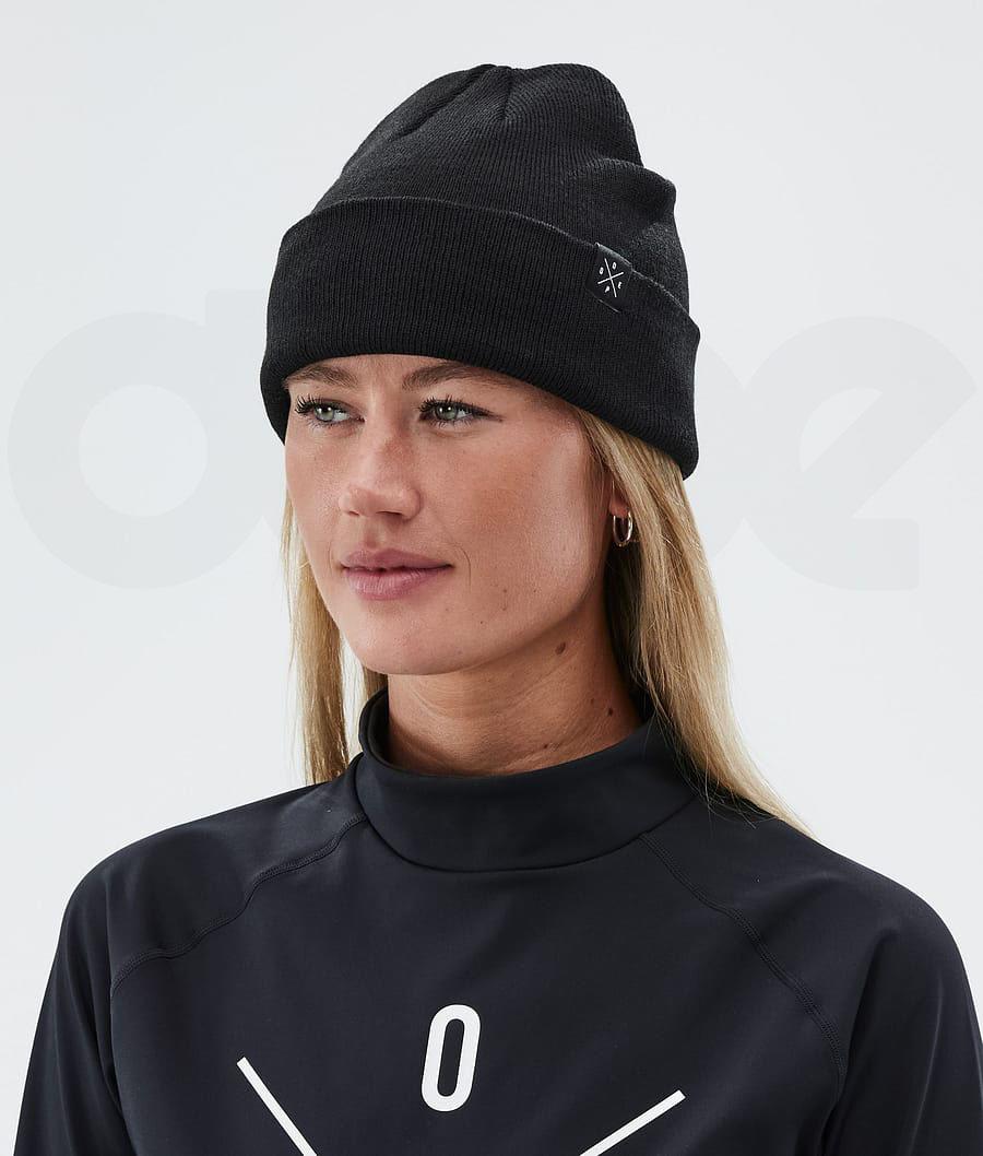 Black Men's Dope Solitude Beanies | NZ_D2028