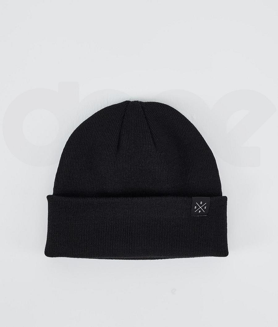 Black Men\'s Dope Solitude Beanies | NZ_D2028