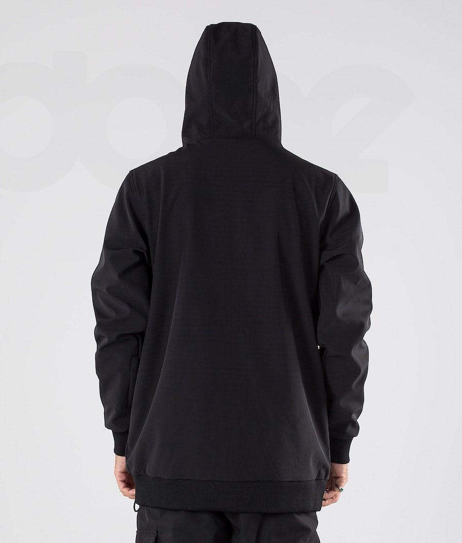 Black Men's Dope Standard DO Snowboard Jackets | NZ_D1827