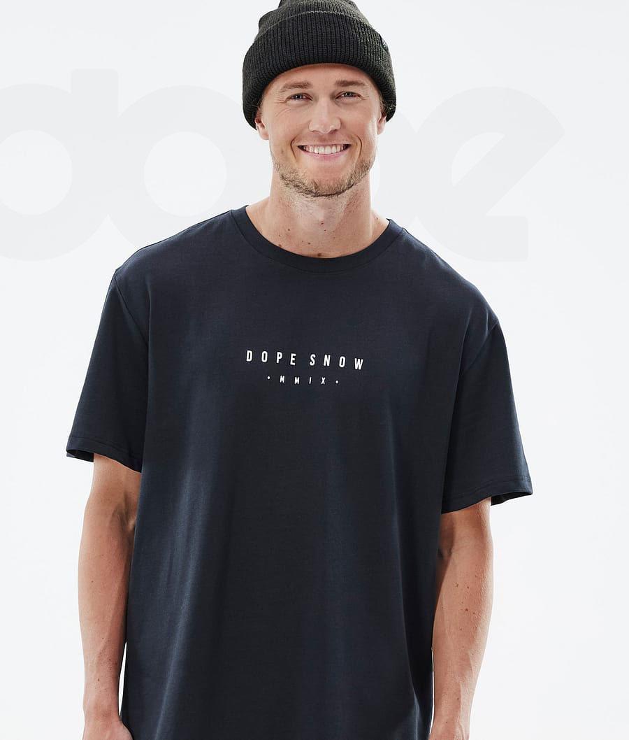 Black Men's Dope Standard T-shirts | NZ_D1191