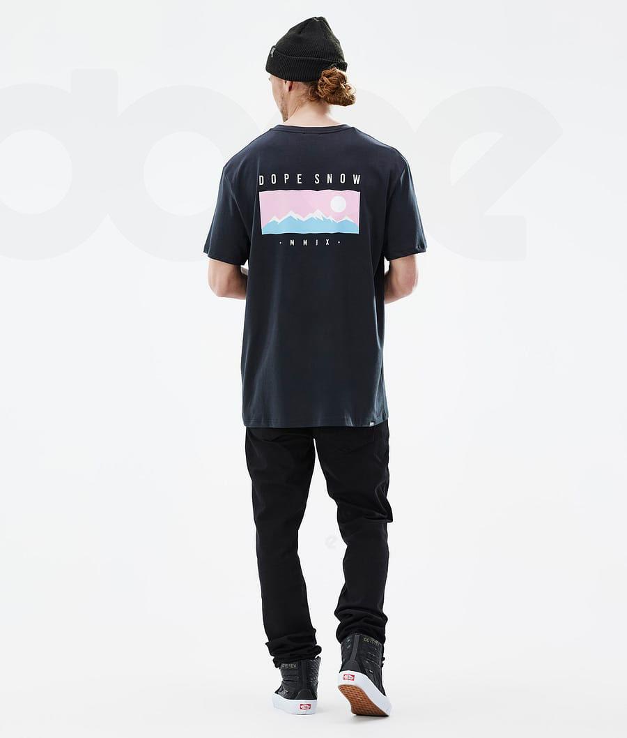 Black Men's Dope Standard T-shirts | NZ_D1191
