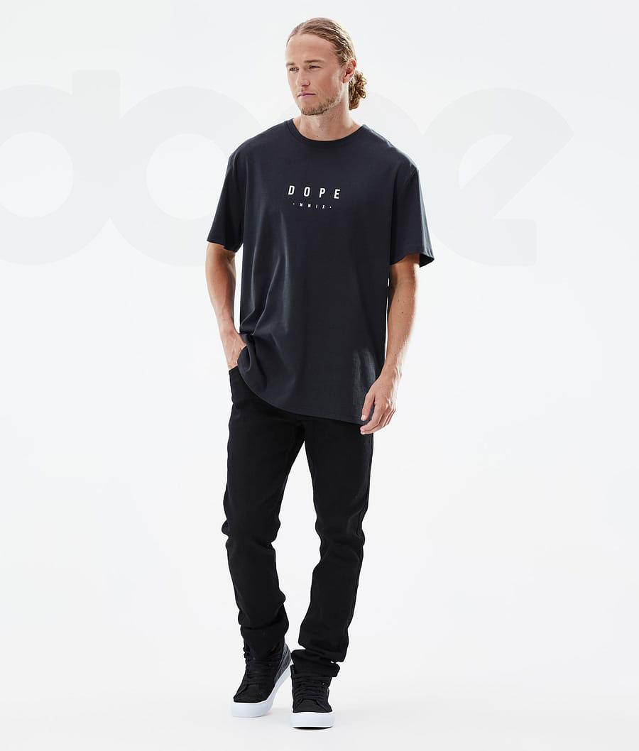 Black Men's Dope Standard T-shirts | NZ_D2373