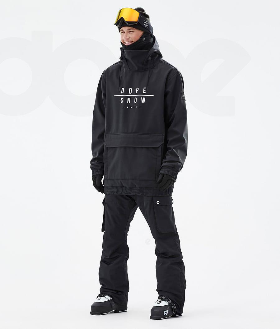 Black Men's Dope Wylie Ski Jackets | NZ_D2276