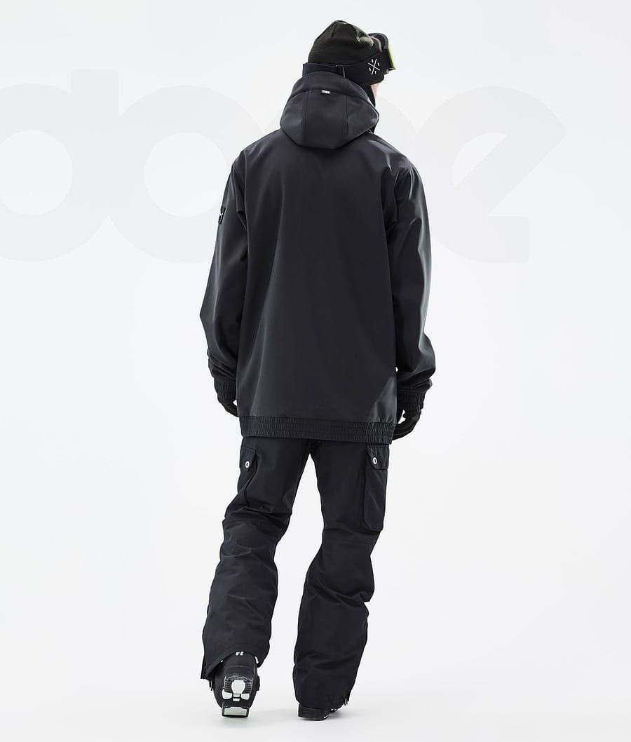 Black Men's Dope Wylie Ski Jackets | NZ_D2276