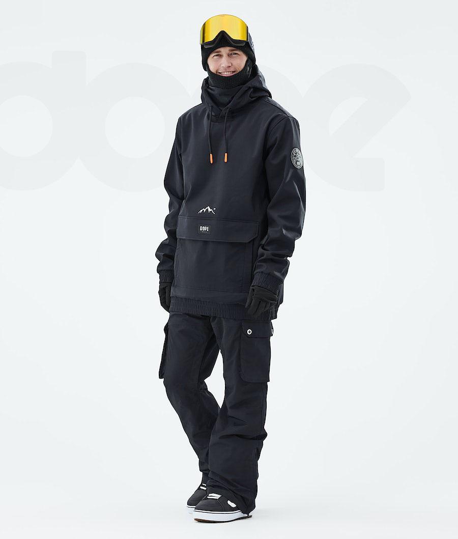 Black Men's Dope Wylie Snowboard Jackets | NZ_D1489